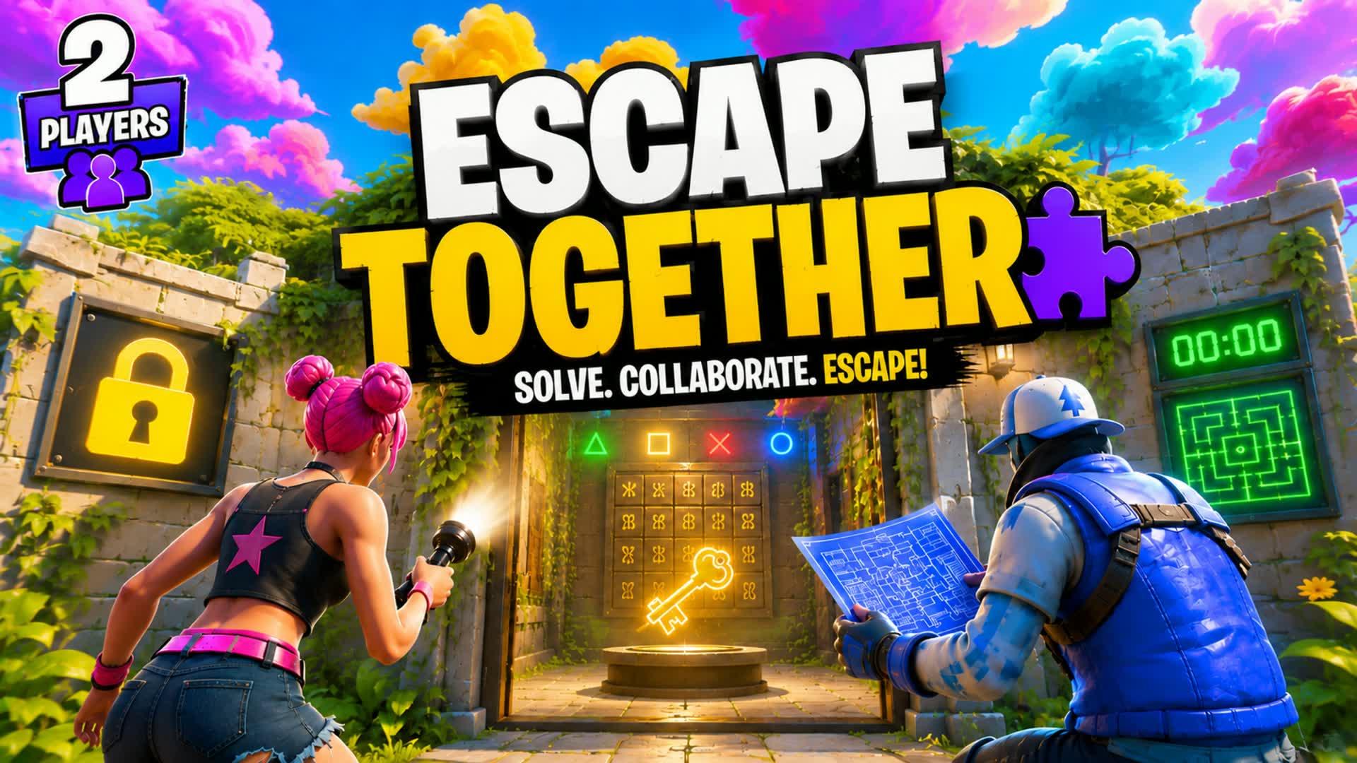 Escape Together🧩 — Fortnite Creative map