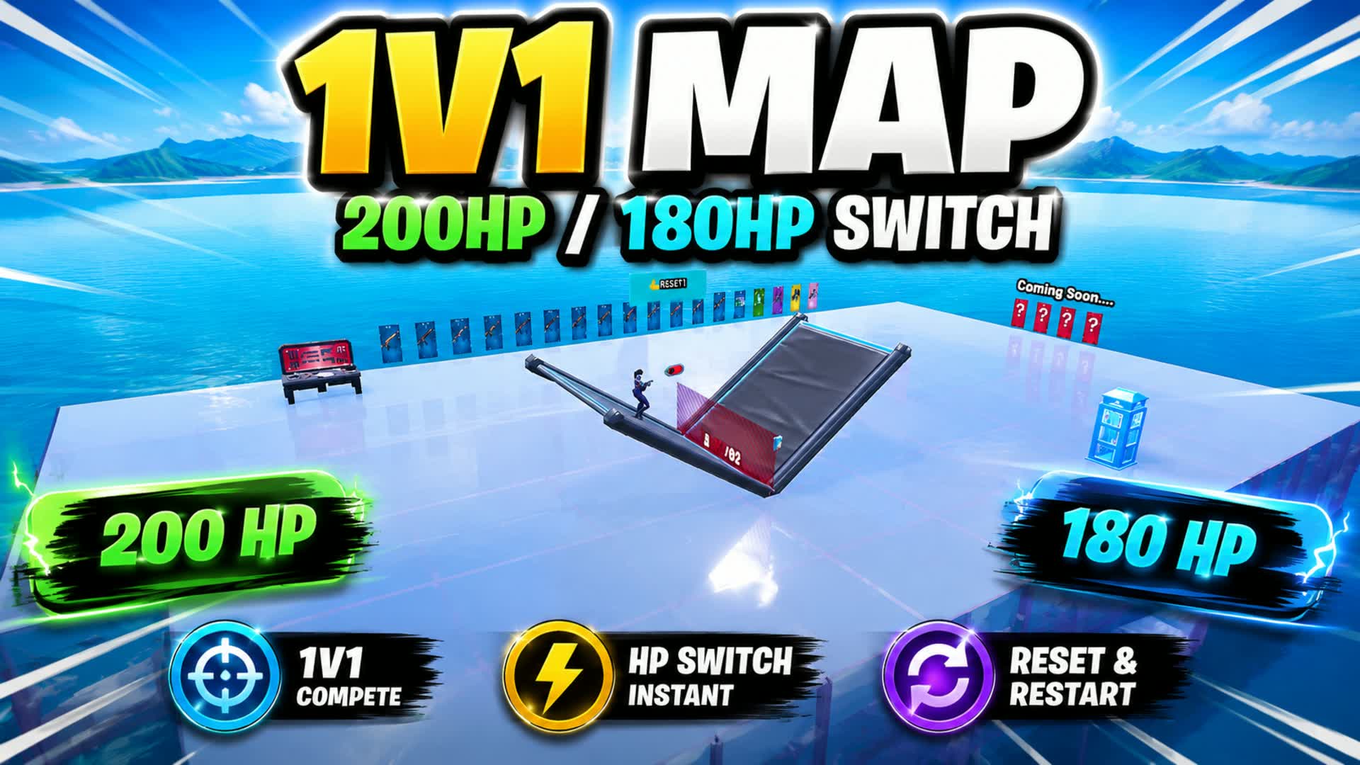 1v1 map — Fortnite Creative map