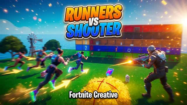 Shooter's vs Runners — Fortnite Creative map