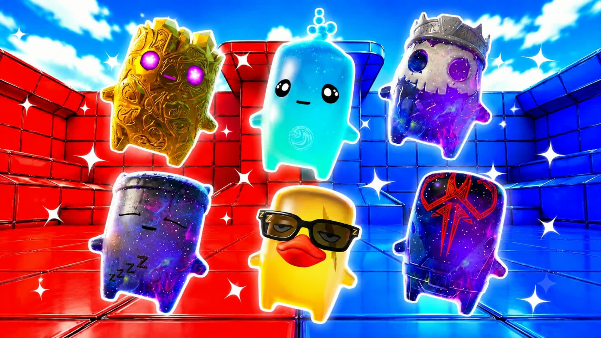 RED VS BLUE🔴🔵 AMOR6776767 — Fortnite Creative map