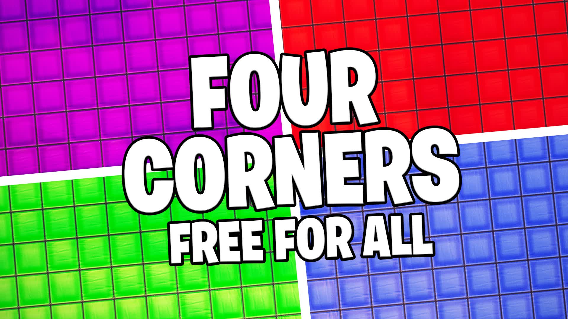 Four Corners -๐Free For All โ Fortnite Creative map