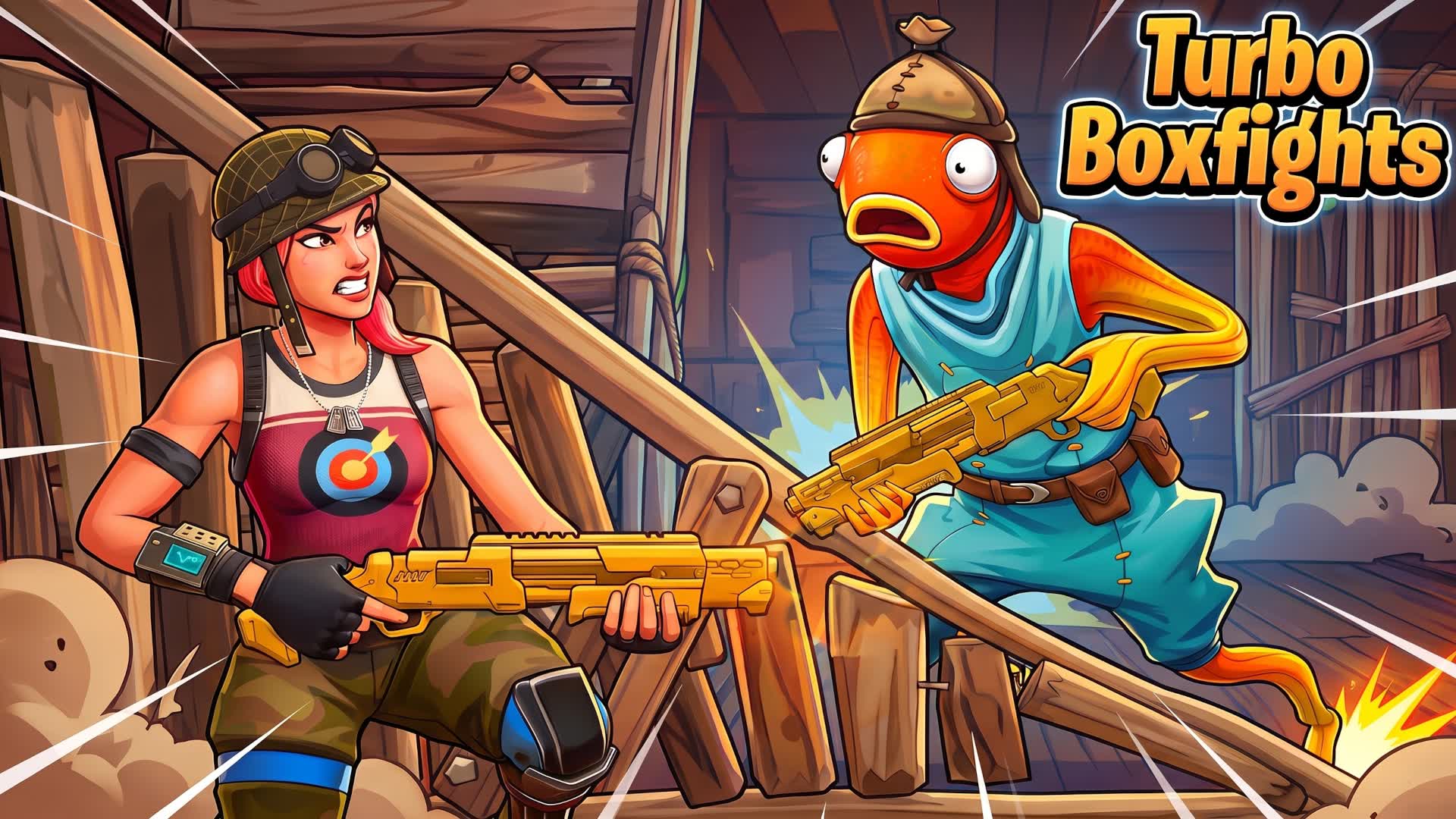 Turbo Boxfights 3v3 — Fortnite Creative map