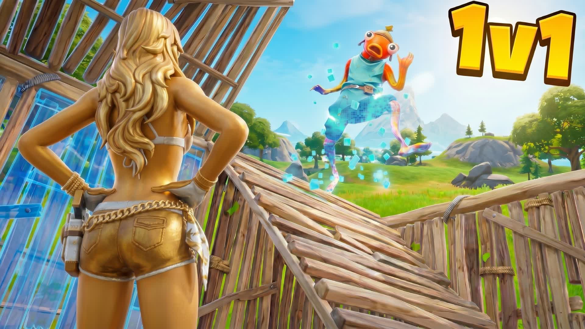 Best 1v1 Realistics⚡Tournament Practice — Fortnite Creative map