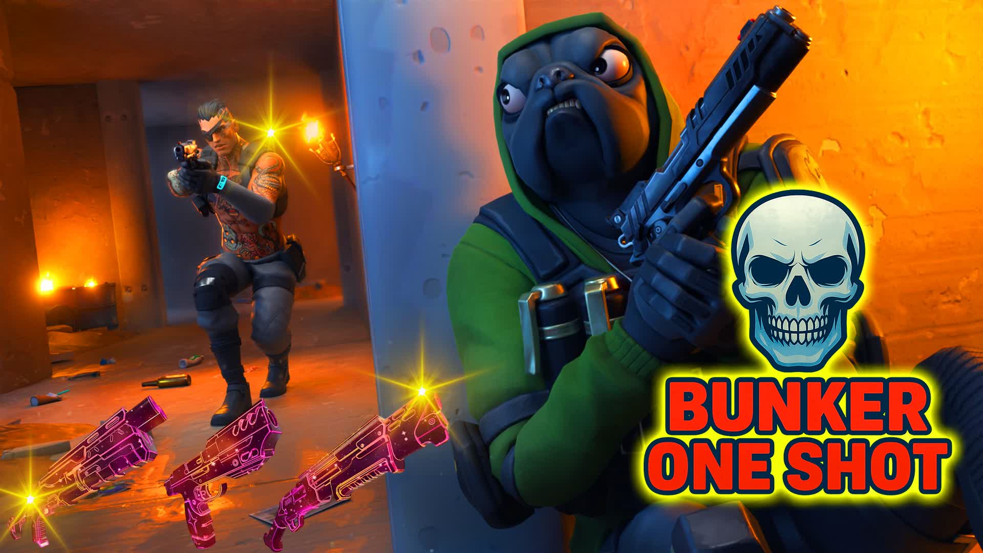 BUNKER ONE SHOT — Fortnite Creative map