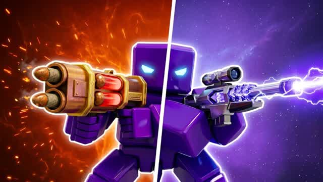 RED VS BLUE π΄π΅ LOADOUT MADNESS π― β Fortnite Creative map