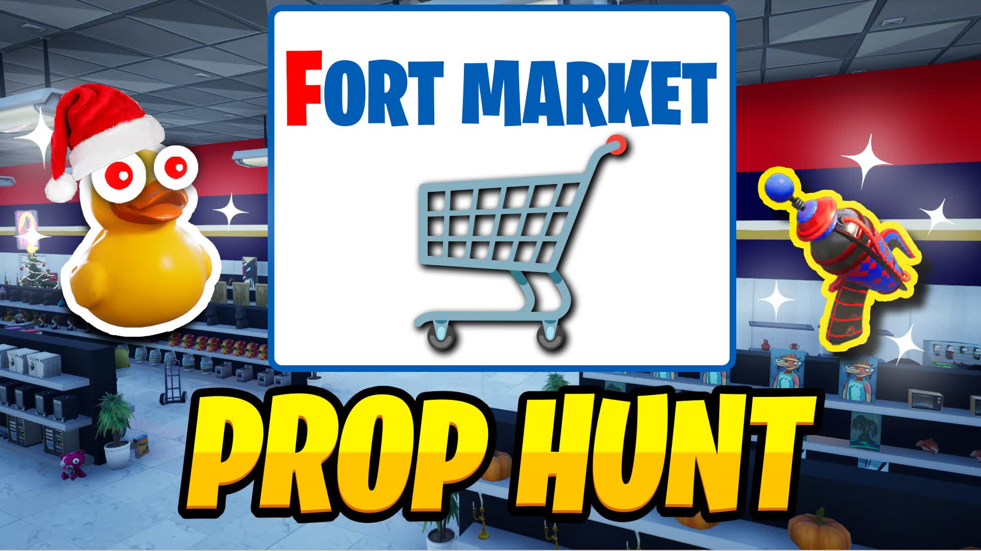 FortMarket Prop Hunt🧁(Christmas Update) — Fortnite Creative map