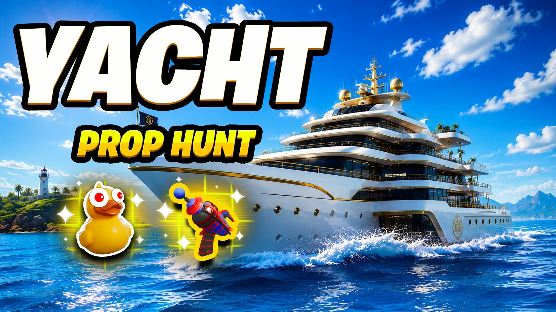 YACHT PROP HUNT HIDE AND SEEK ESCONDITE — Fortnite Creative map