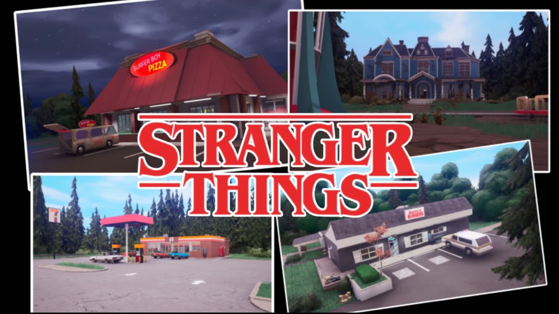 🥞STRANGER THINGS🕰 | PROP HUNT — Fortnite Creative map