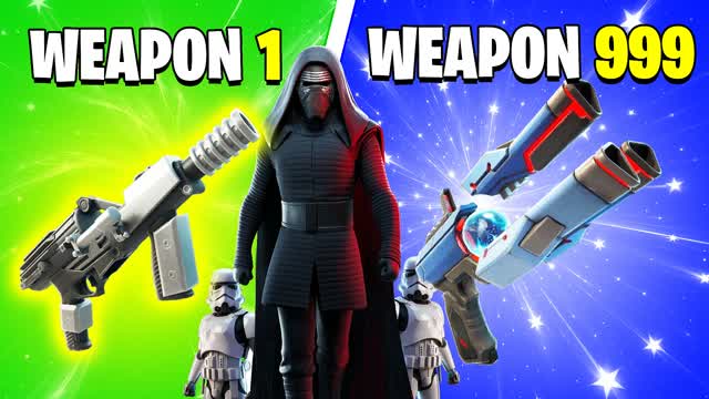 SUPER TILTED STAR WARS GUN GAME β Fortnite Creative map