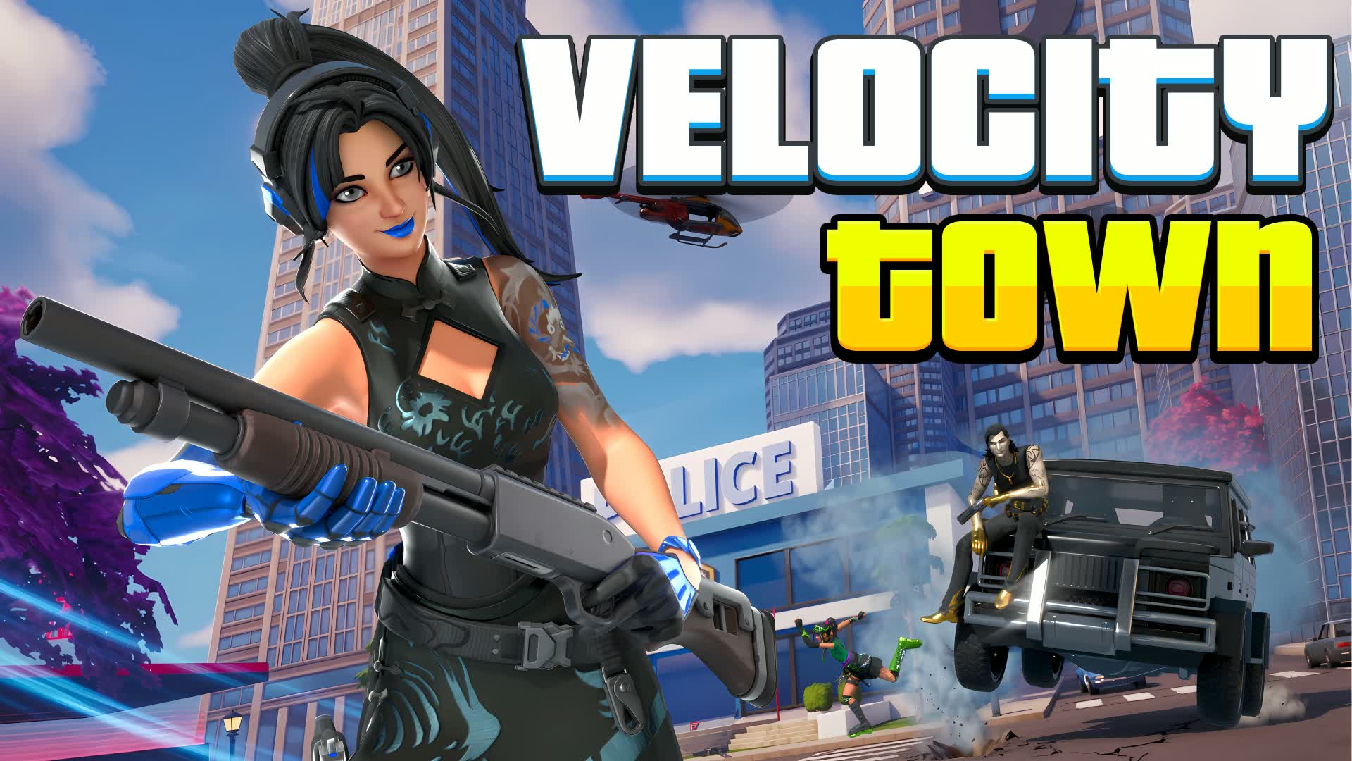 Velocity Town - مدينة فيلو 🌁 — Fortnite Creative map