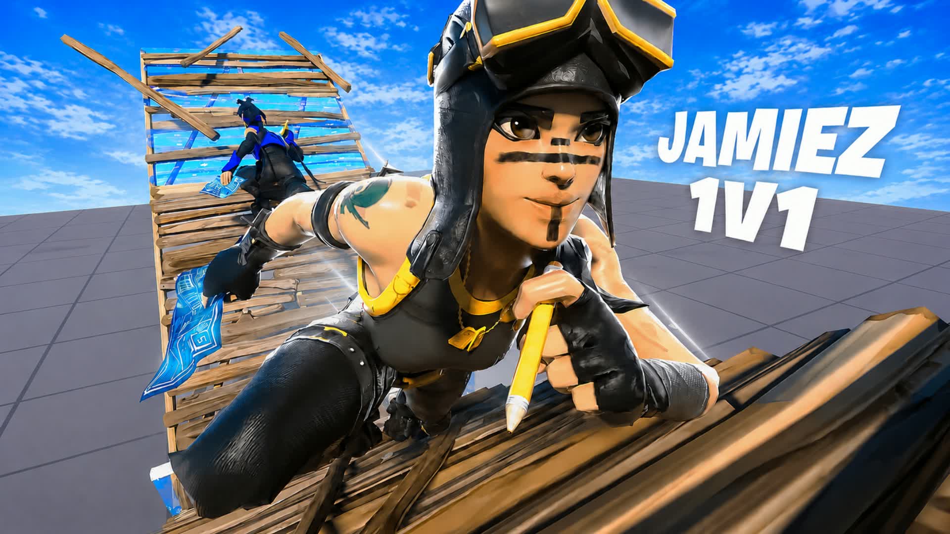 Jamiez 1v1 Build Fights โ Fortnite Creative map