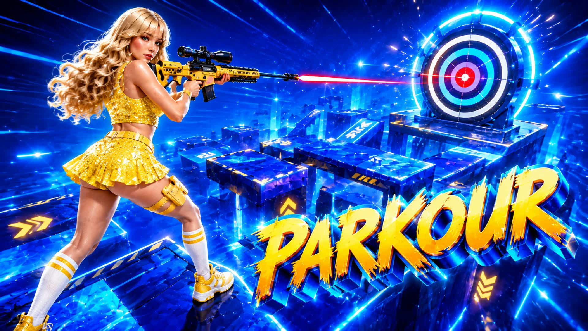 ⭐NICE PARKOUR 541+ LEVELS⭐ — Fortnite Creative map