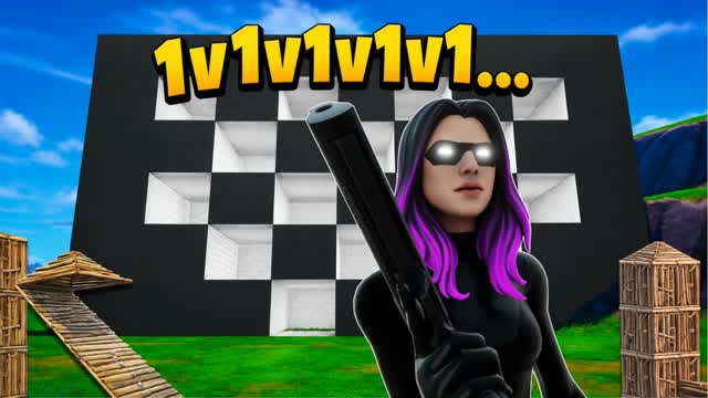 BOX WARS 🌀 - 1v1 (عاصفة كبيرة) — Fortnite Creative map