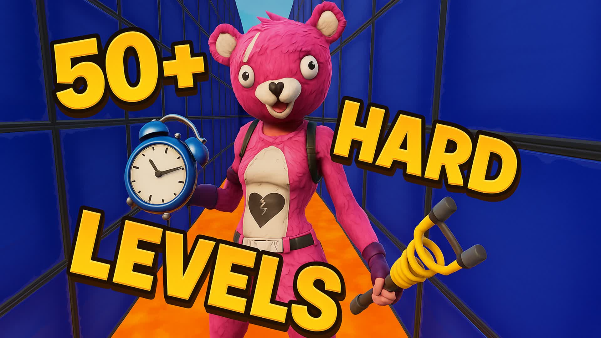 50+ LEVEL HARD DEATHRUN β Fortnite Creative map