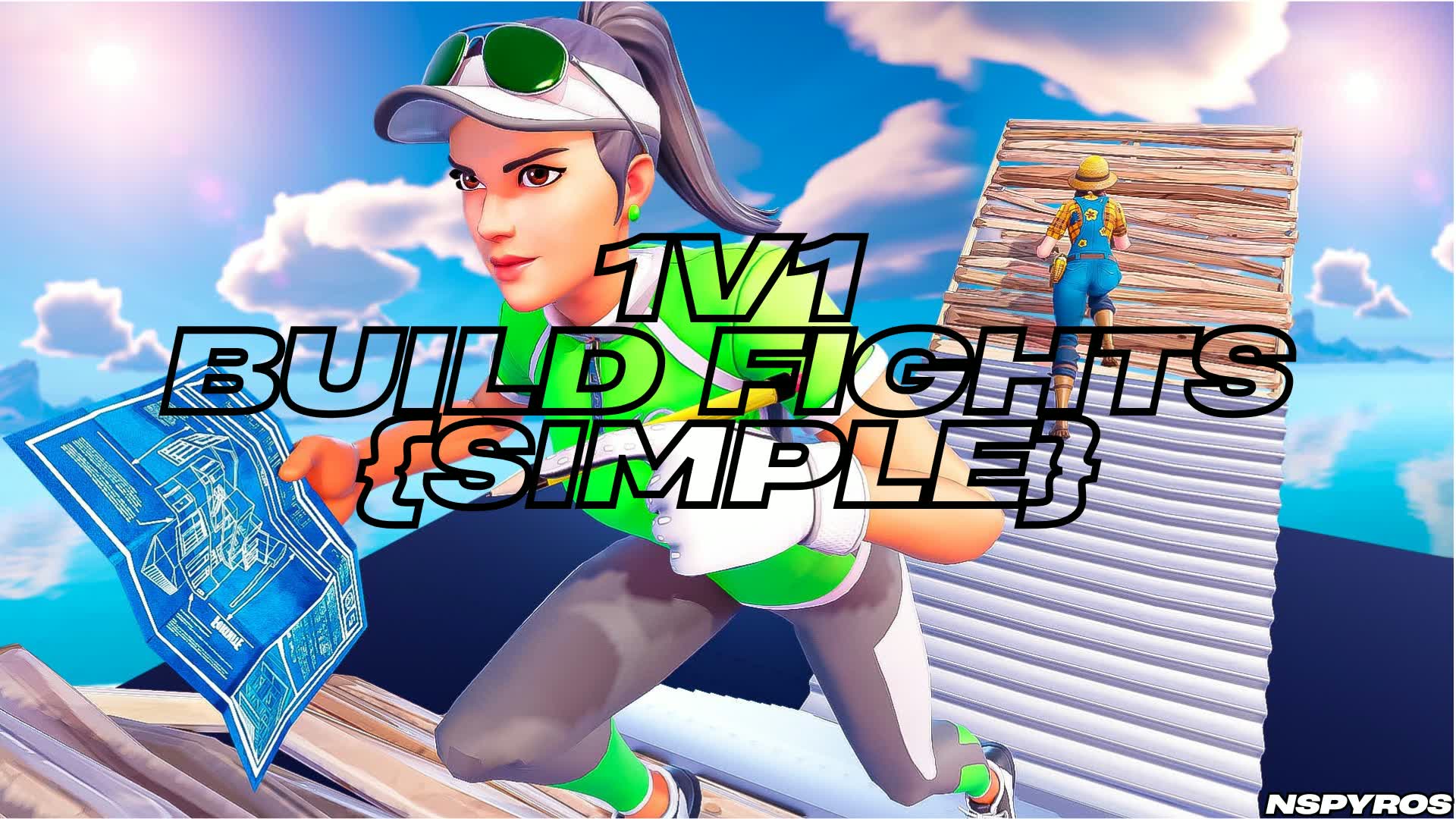 1V1 BUILD FIGHTS{SIMPLE} — Fortnite Creative map