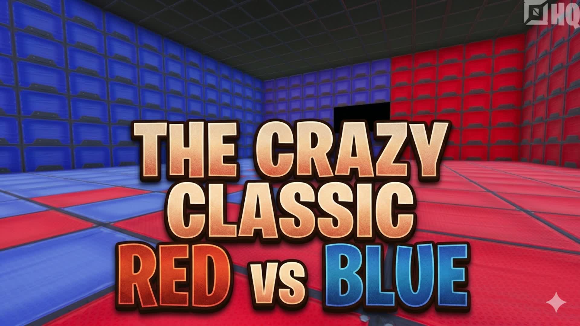 The Crazy Classic RED VS BLUE 🔴🔵 — Fortnite Creative map