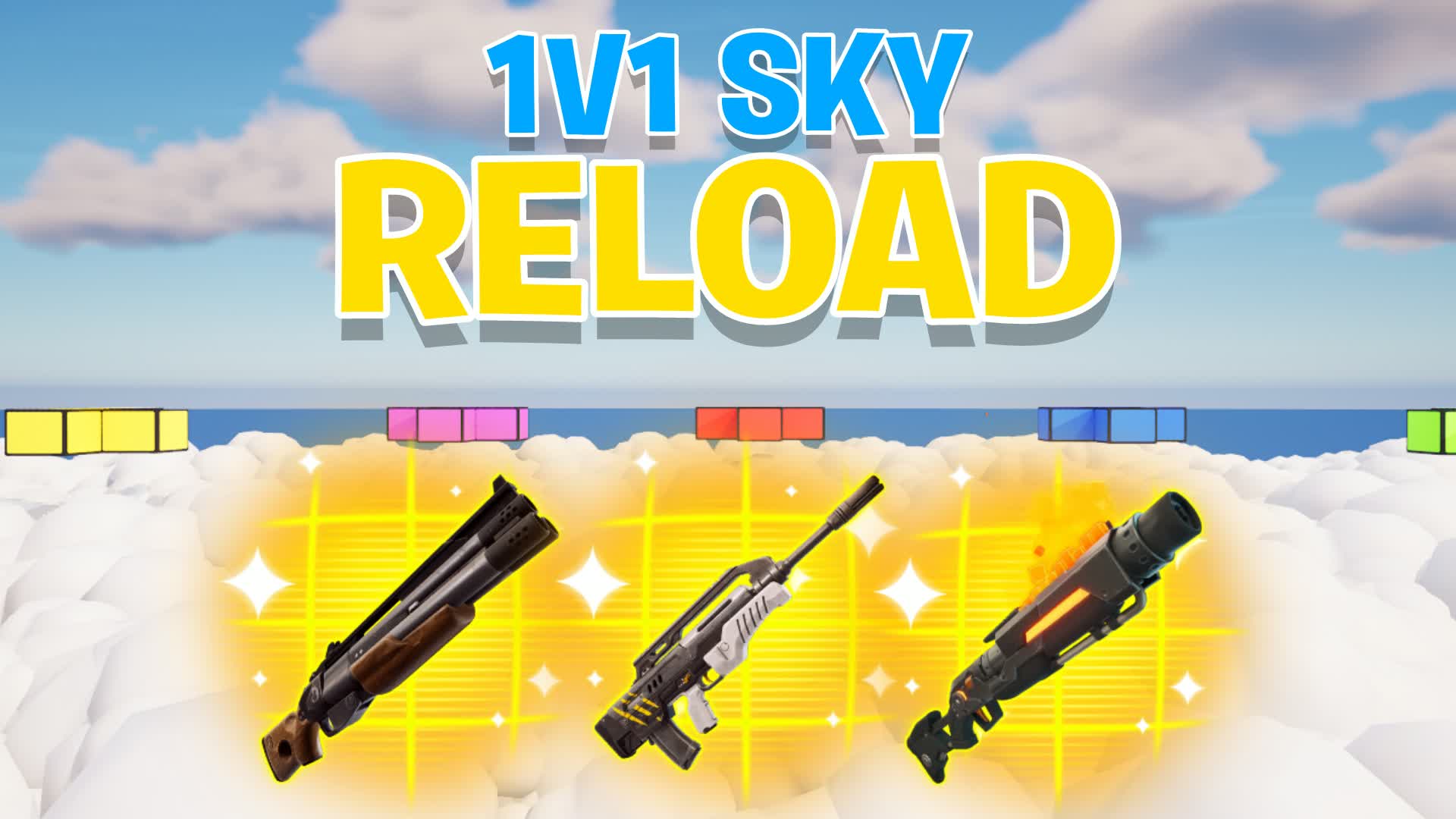 1V1V1 RELOAD IN THE AIR 🌤️🌤️ — Fortnite Creative map