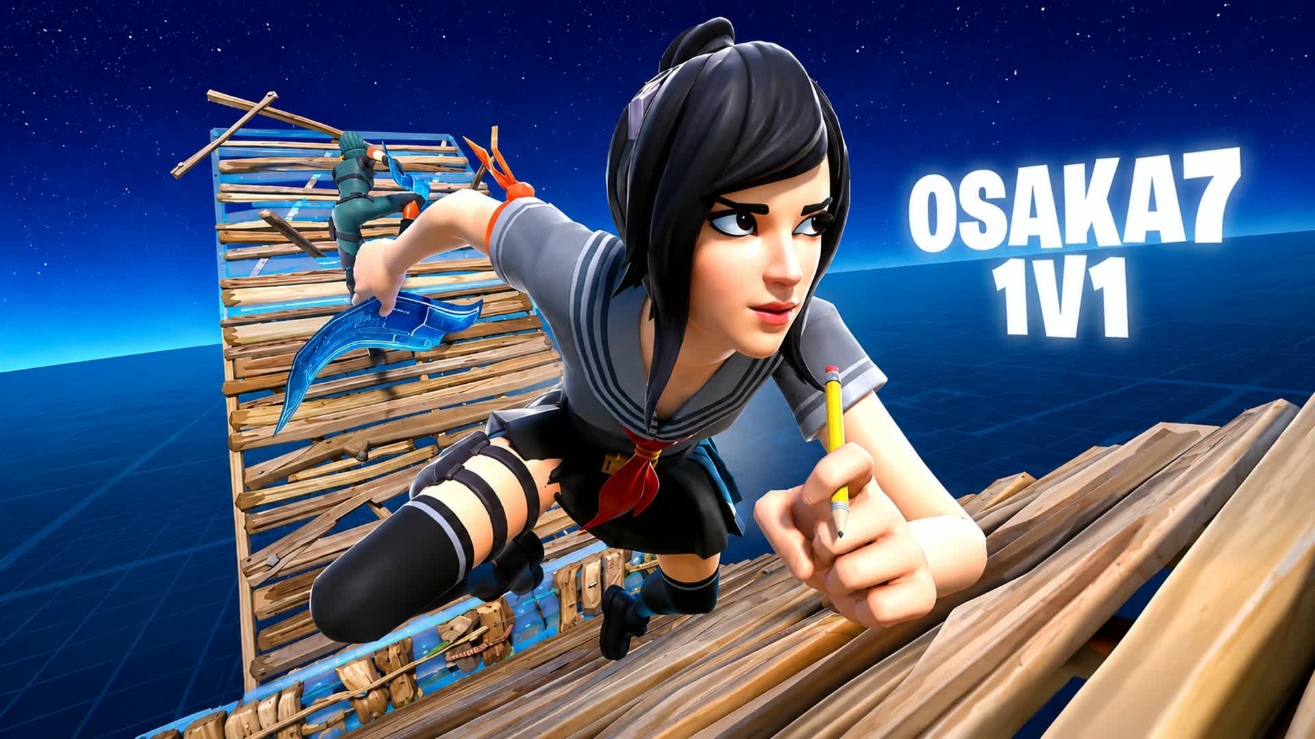 Osaka7 1v1 Map (200 Pumps) — Fortnite Creative map