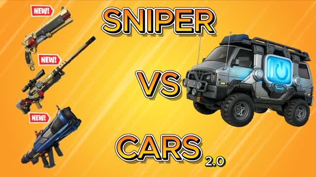 Sniper Vs Cars 2.0 — Fortnite Creative map