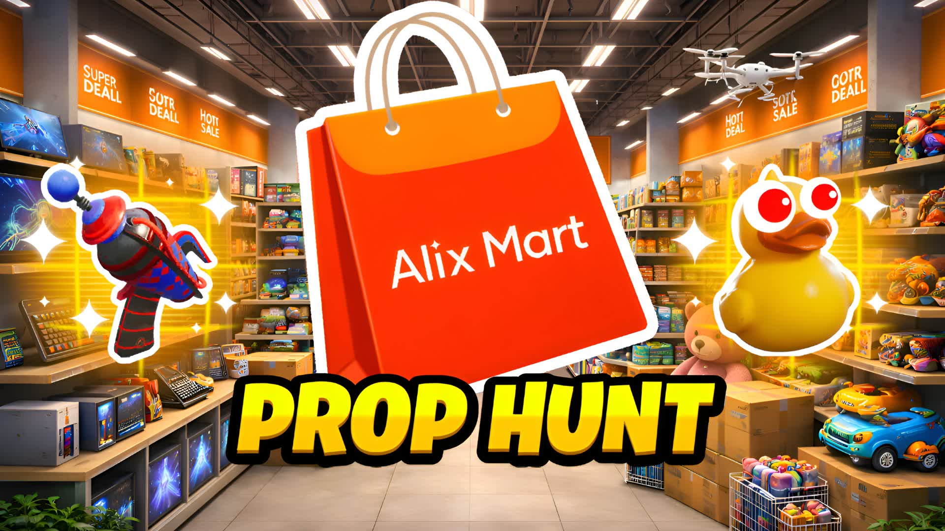 ALIX MART PROP HUNT ποΈ β Fortnite Creative map