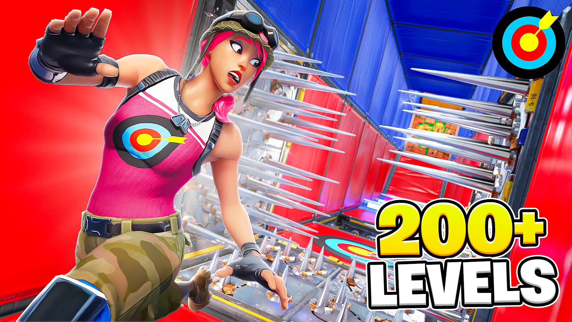 Bullseye Sweat Deathrun ๐ฏ โ Fortnite Creative map