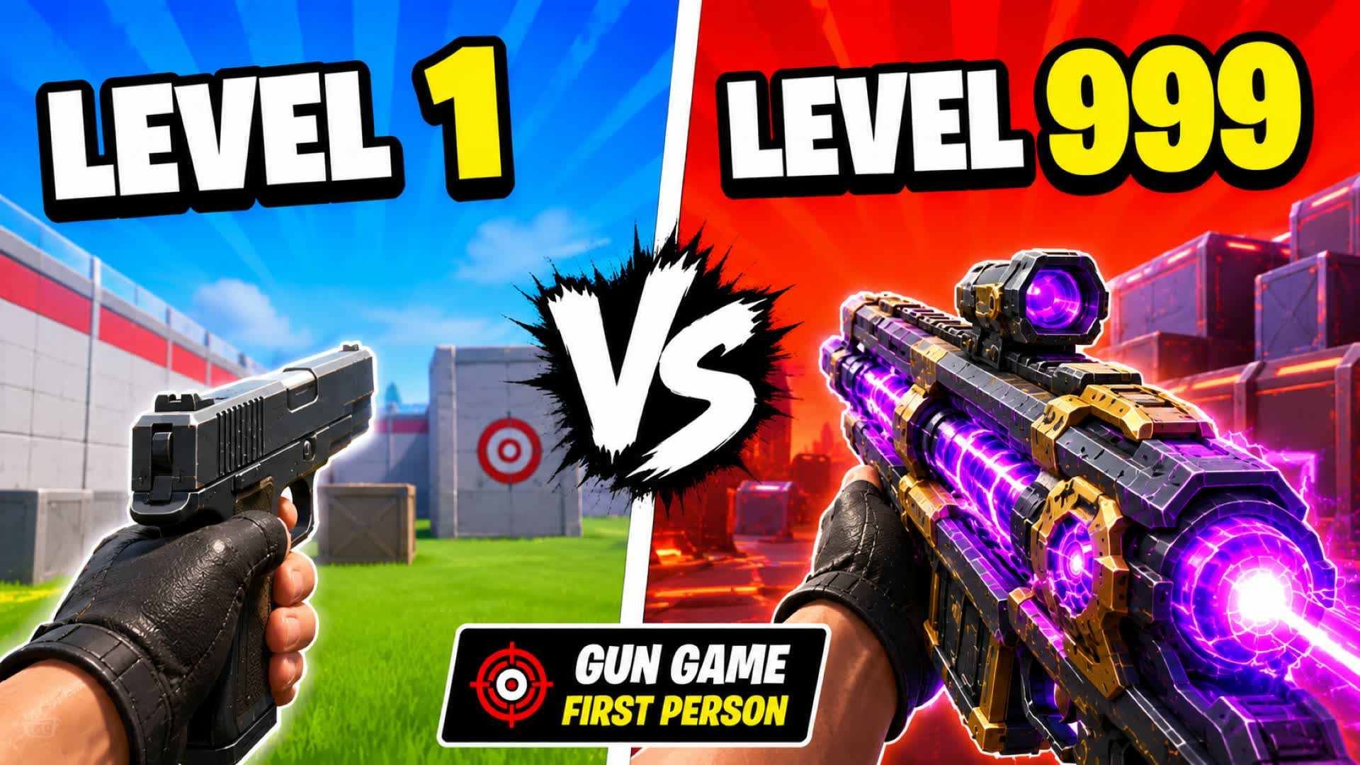 π―FPS GUN GAME-NUKE β Fortnite Creative map