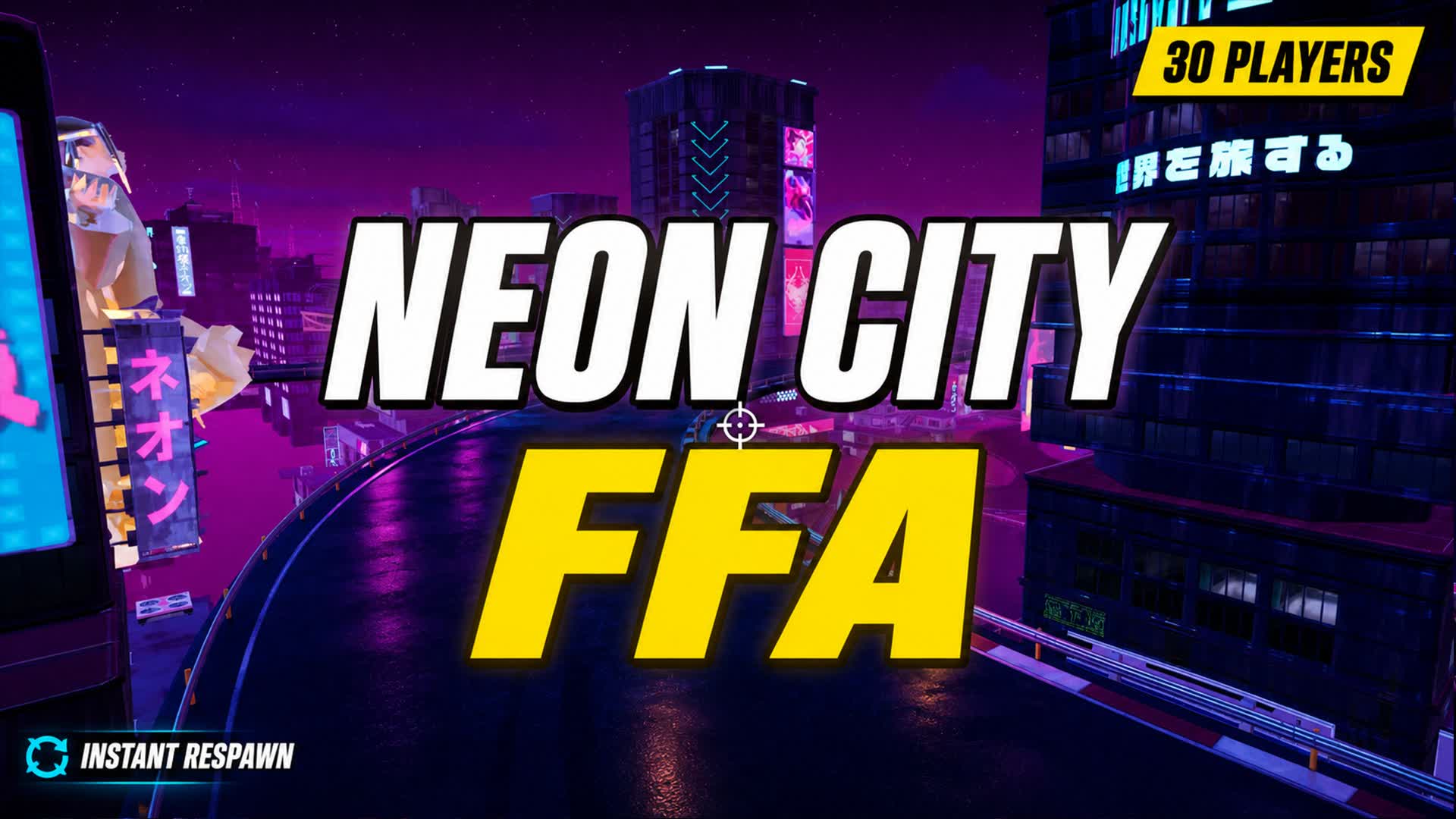 NEON CITY FFA โ Fortnite Creative map