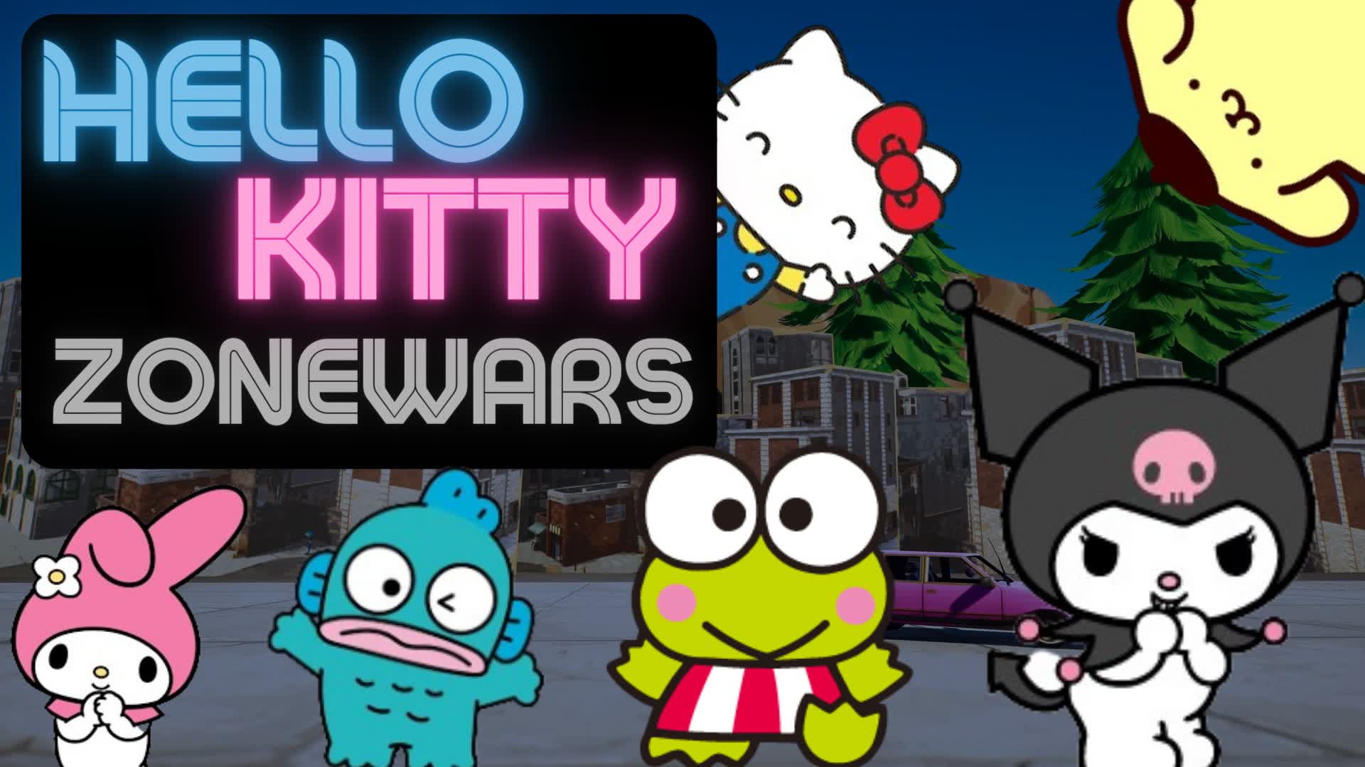 HELLO KITTY ZONE WARS — Fortnite Creative map