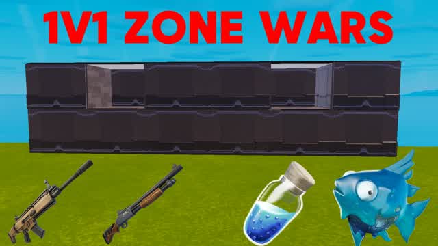 1v1 ZONE WARS — Fortnite Creative map