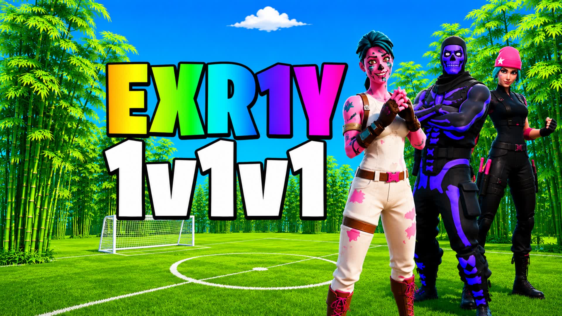 EXR1Y 1v1v1 RELOAD β Fortnite Creative map