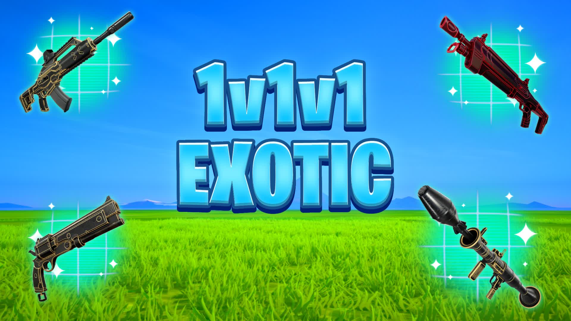1V1V1 EXOTIC 1V1 FREE FOR ALLπ β Fortnite Creative map