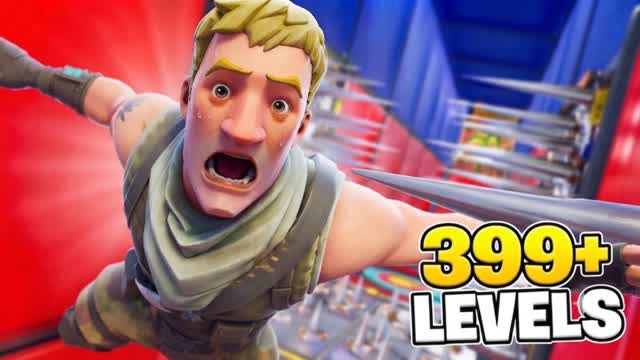 399+ LEVEL DEATHRUN โ Fortnite Creative map