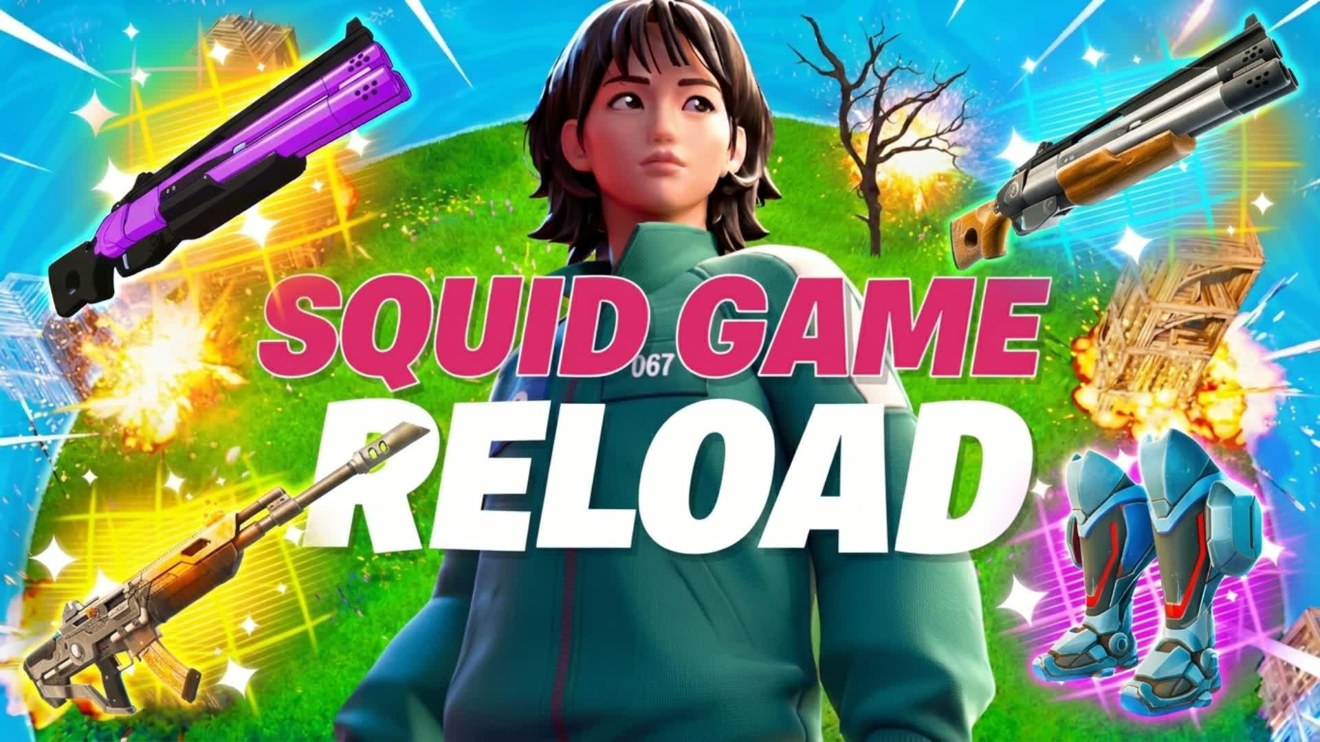 1V1V1 RELOAD♾️SQUID GAME — Fortnite Creative map