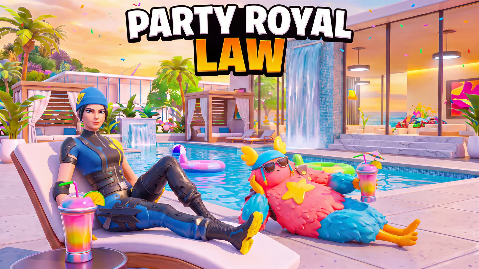 PARTY ROYAL LAW 🎉 — Fortnite Creative map