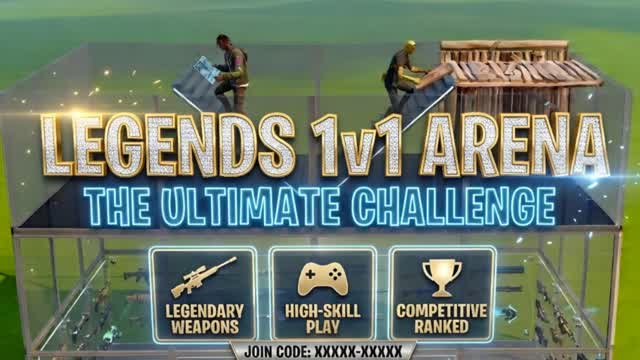 1v1 Legends🎖️ — Fortnite Creative map