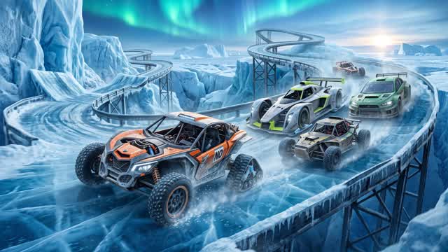 SUBZERO RALLY: ICE DRIFT βοΈ β Fortnite Creative map