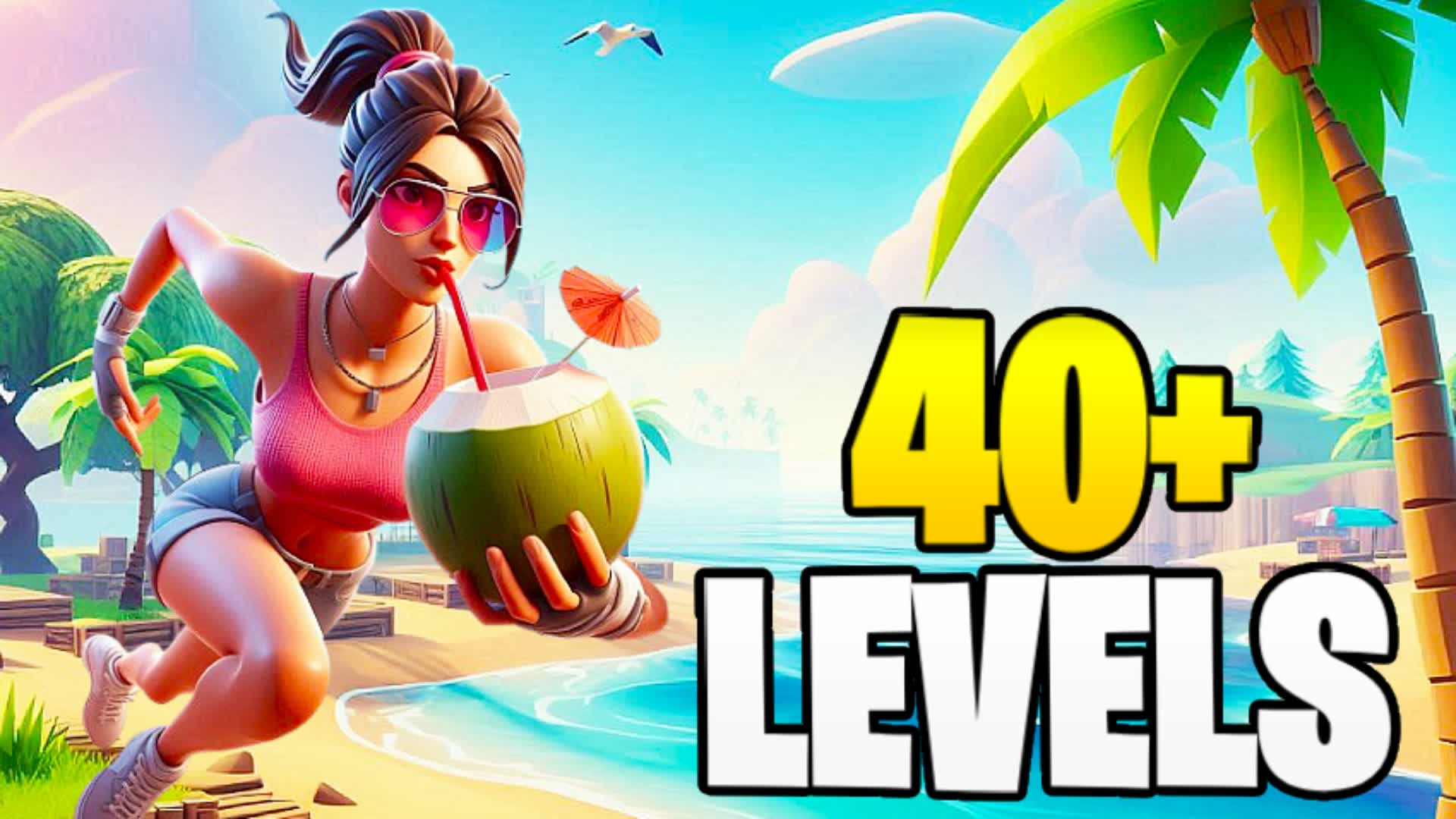 ✨40+ SUMMER PARKOUR✨ — Fortnite Creative map