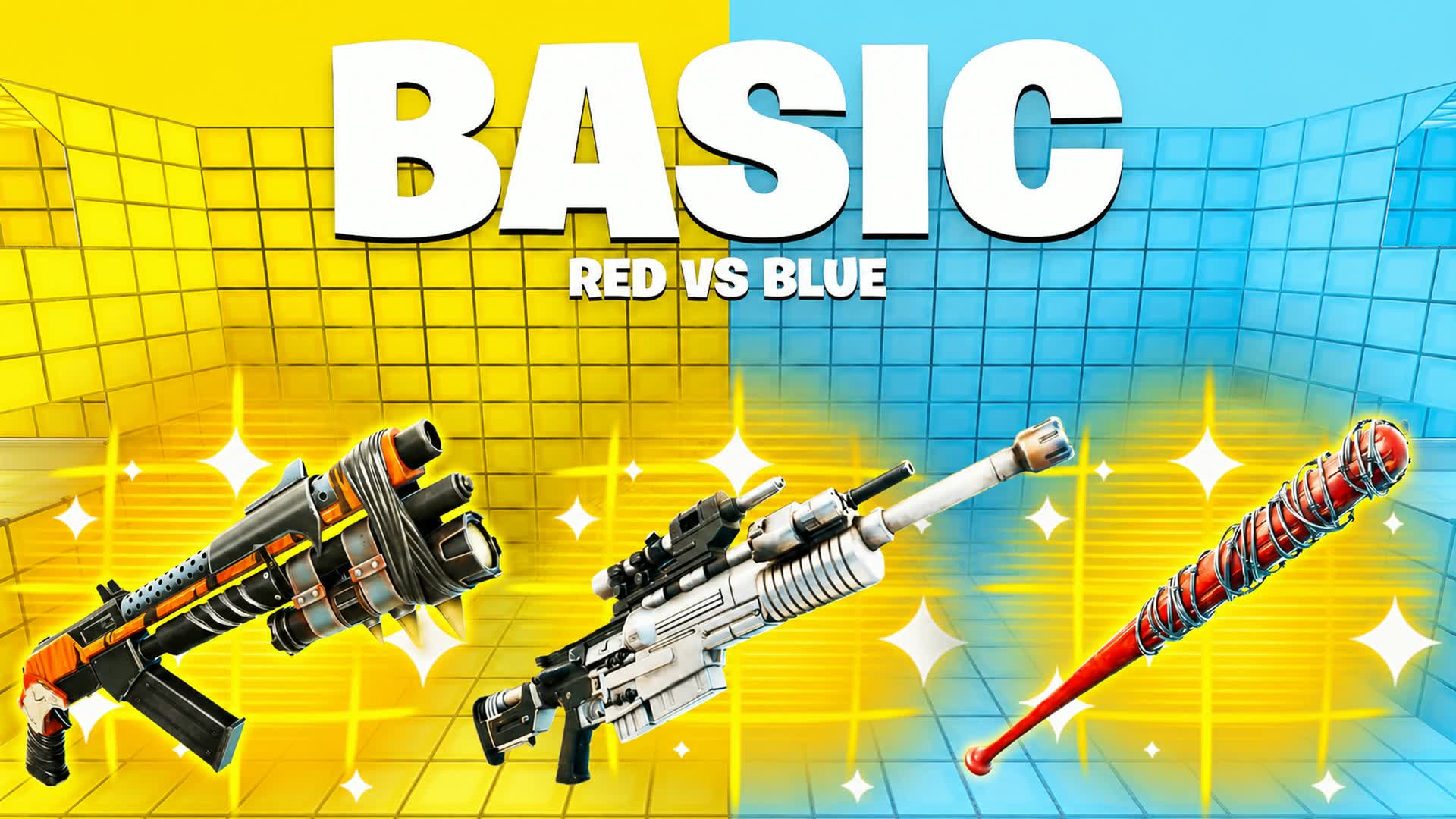 BASIC RED VS BLUE UNC — Fortnite Creative map