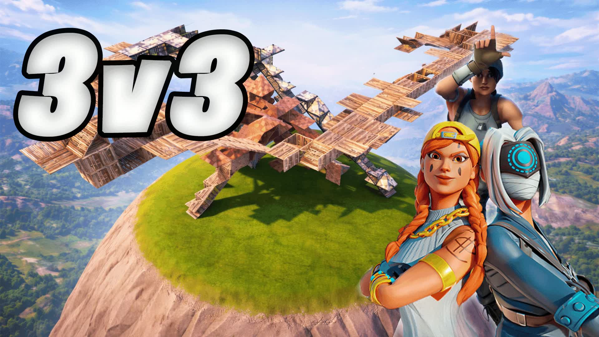 The MOUNTAIN🏔️ - 3v3 سكرمز الجبل — Fortnite Creative map