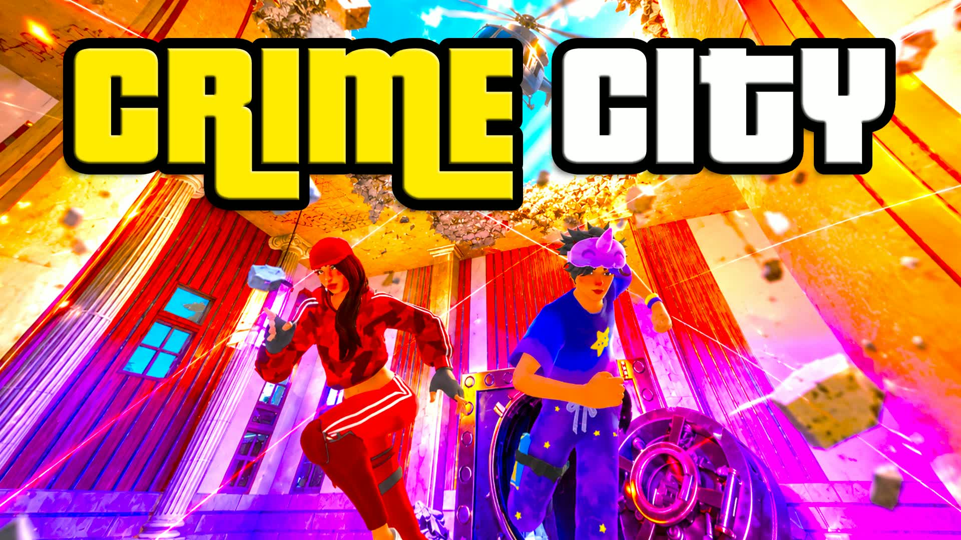 CRIME City 🚨 Drive FFA RP — Fortnite Creative map
