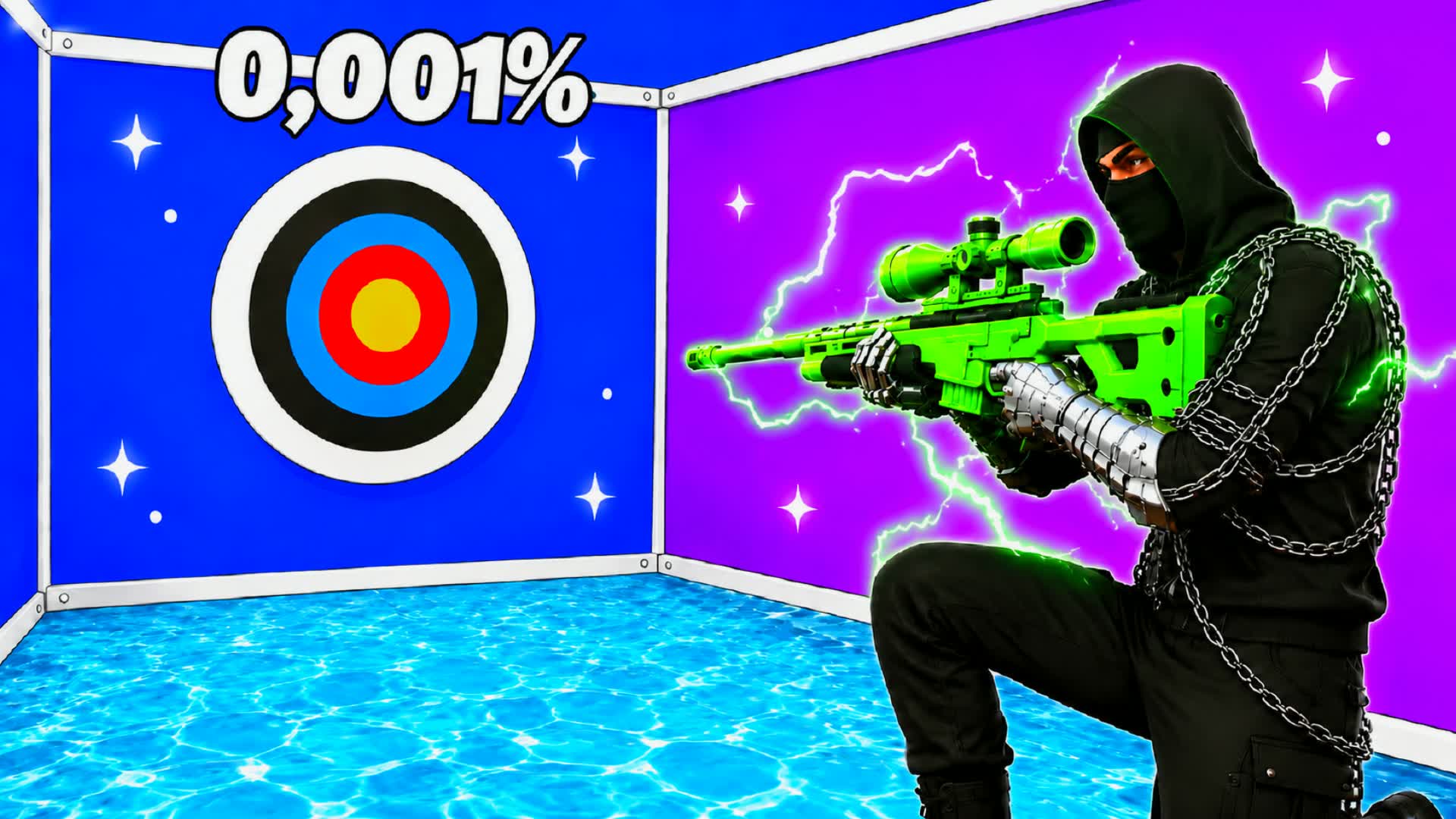 FREESTYLE TRICKSHOT UNC 75+ EASY LEVELS — Fortnite Creative map