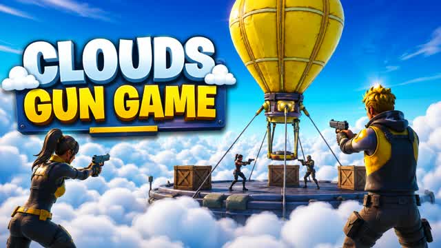 Clouds Gun Game β Fortnite Creative map