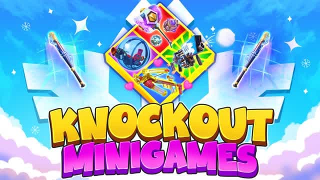 KNOCKOUT MINIGAMES ☃️ WINTER WARS ❄️ — Fortnite Creative map