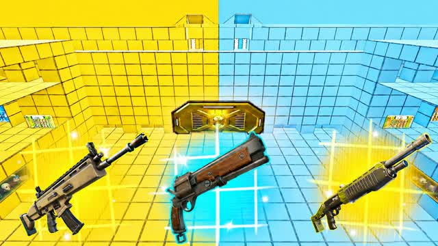 GENIOUS RED VS BLUE — Fortnite Creative map
