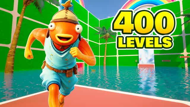 FUN RANKED PARKOUR 400+ โ Fortnite Creative map