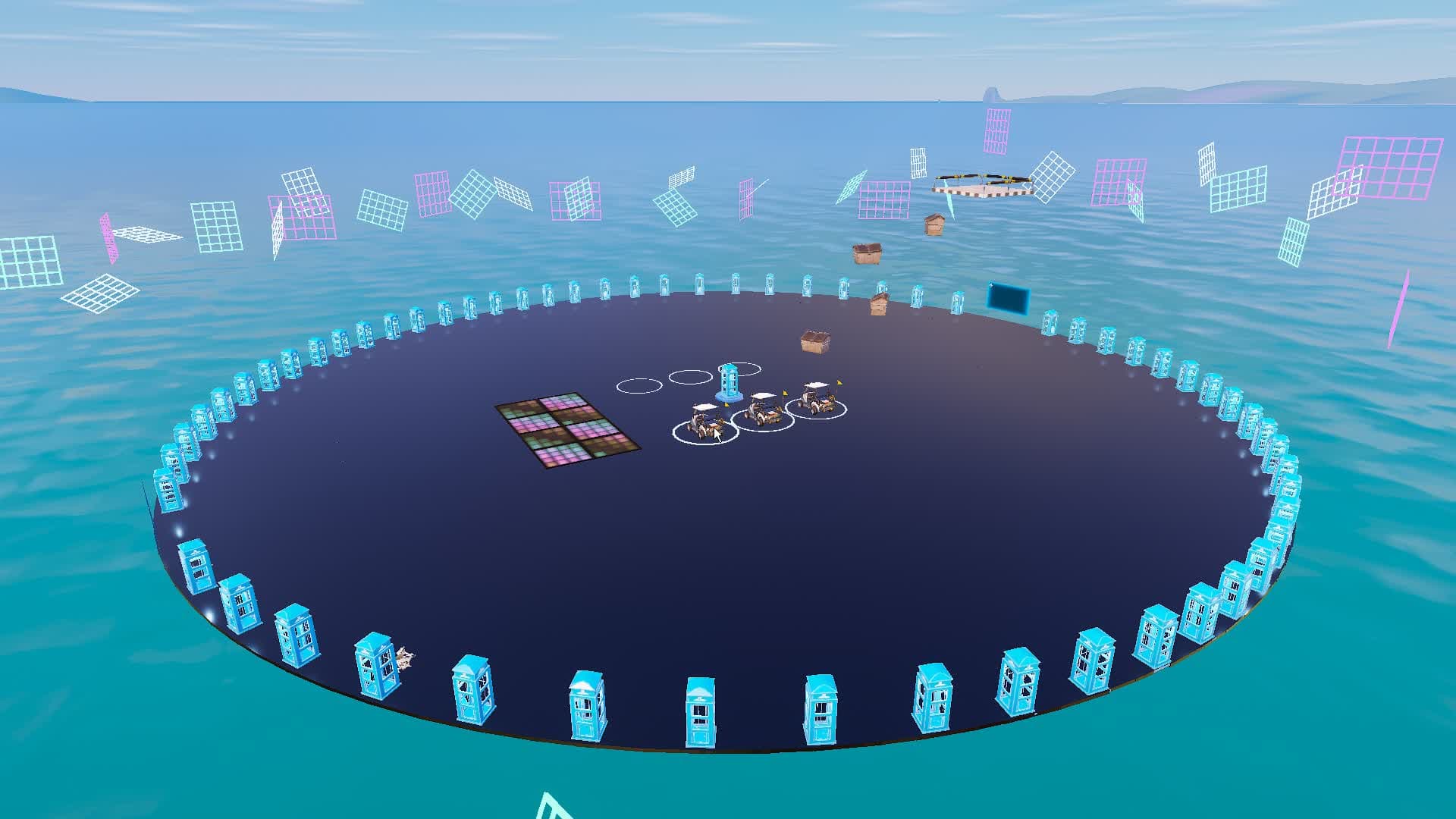 β 60 PLAYERS CIRCLE FASHION SHOW π β Fortnite Creative map