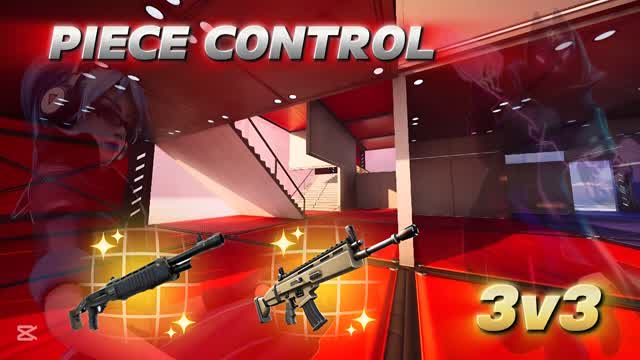 PIECE CONTROL RED VS BLUE 3V3 — Fortnite Creative map