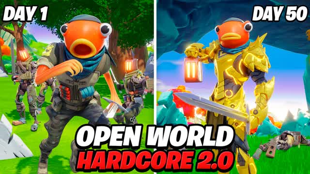 Hardcore: Open World 2.0 — Fortnite Creative map