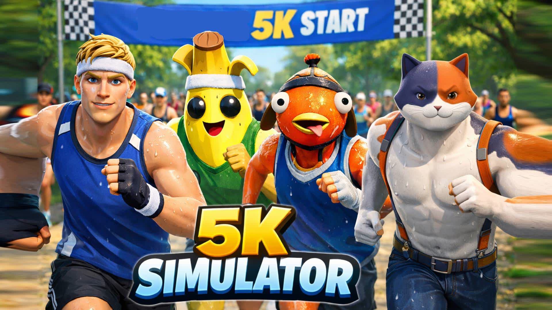 5k Simulator — Fortnite Creative map
