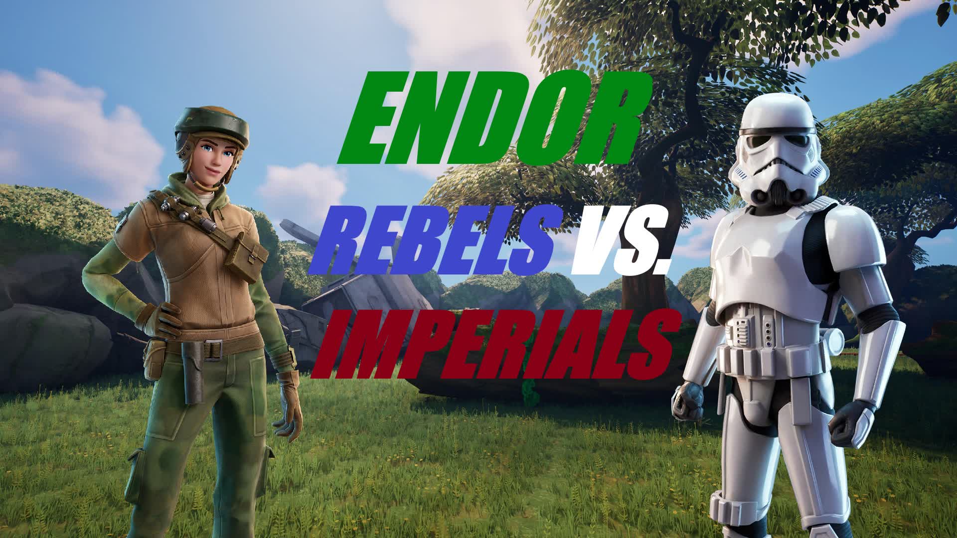 Star Wars Endor Rebels Vs Imperials — Fortnite Creative map
